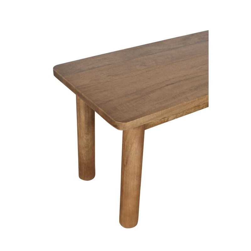 Jofran Bodhi 50 Rustic Solid Wood Dining Bench