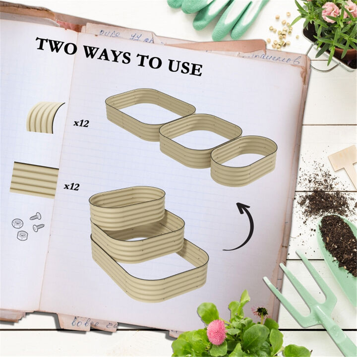 Durable Elevated Garden Bed for Easy Planting and Maintenance