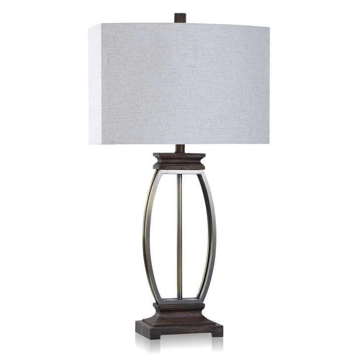 Halen Platinum Table Lamp