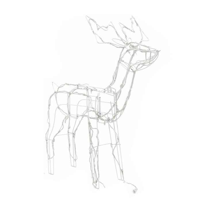 Meyi 3pc Outdoor Reindeer Family Christmas Decoration, 229 Warm White LEDs - Benzara