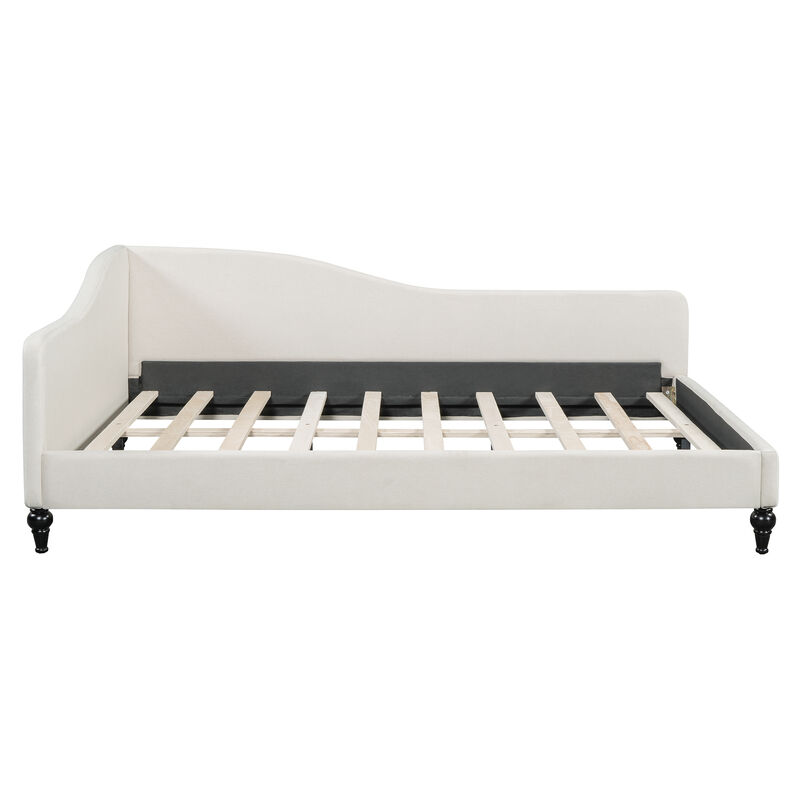 Merax L-Shaped Linen Upholstered Daybed