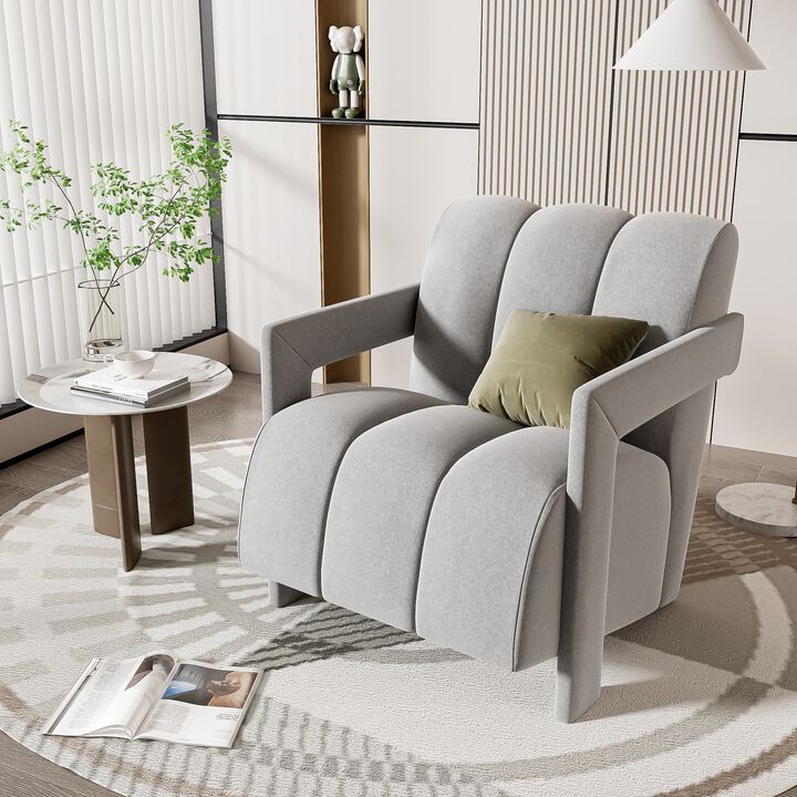 Merax Modern Minimalist Leisure Armchair Accent Chair