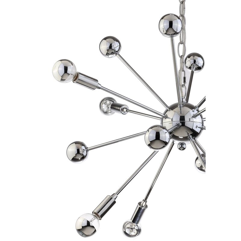 Glenn Metal Sputnik-Style LED Chandelier