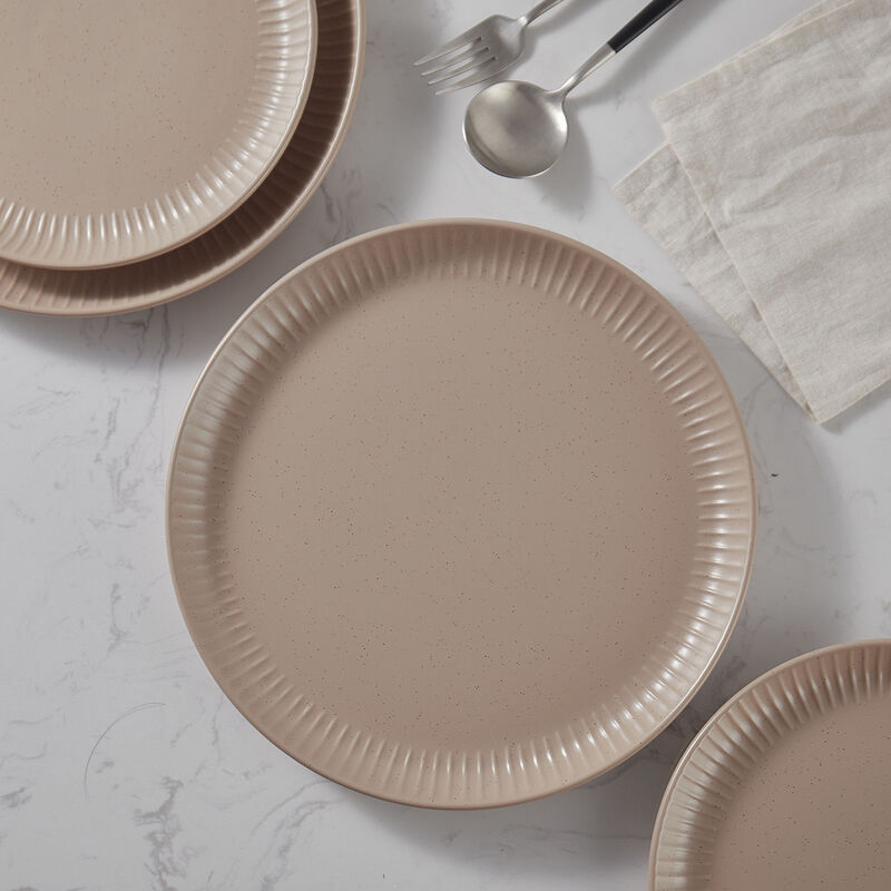 Stone Lain Logan Stoneware 12 Piece Dinnerware Set