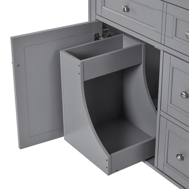 Merax Modern Bathroom Vanity Base with 2 Drawers