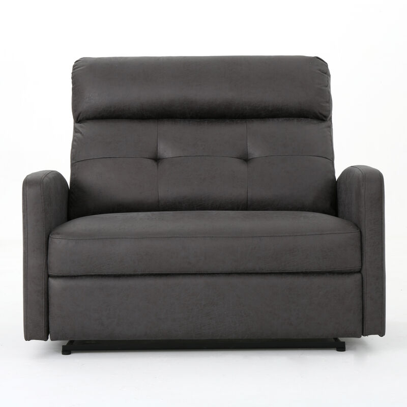 Merax  Tufted Recliner Loveseat Sofa Chair