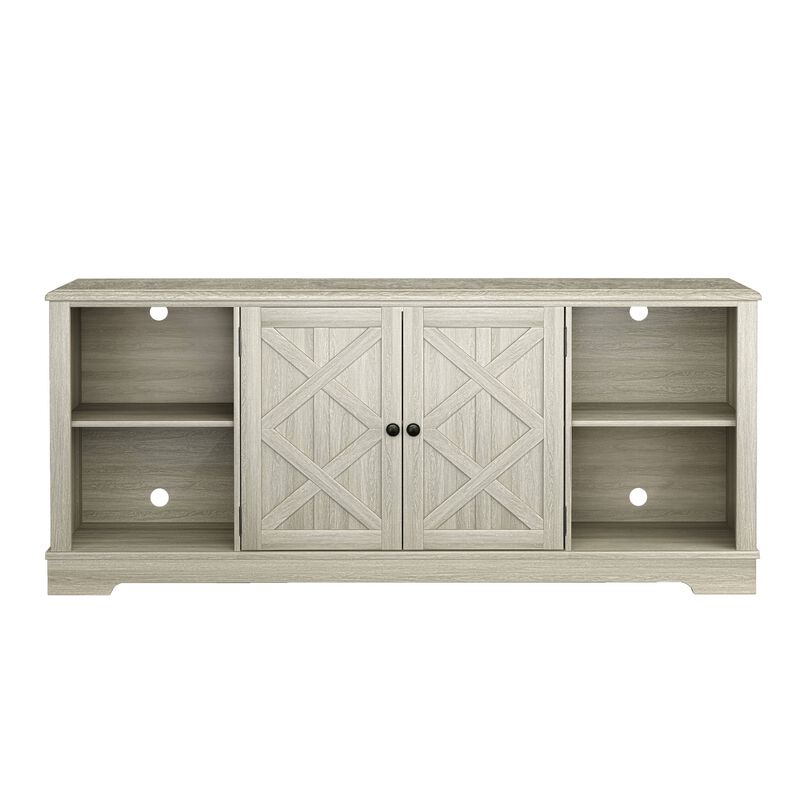FESTIVO 70-inch Extra-Wide Rustic TV Stand for 80" TVs