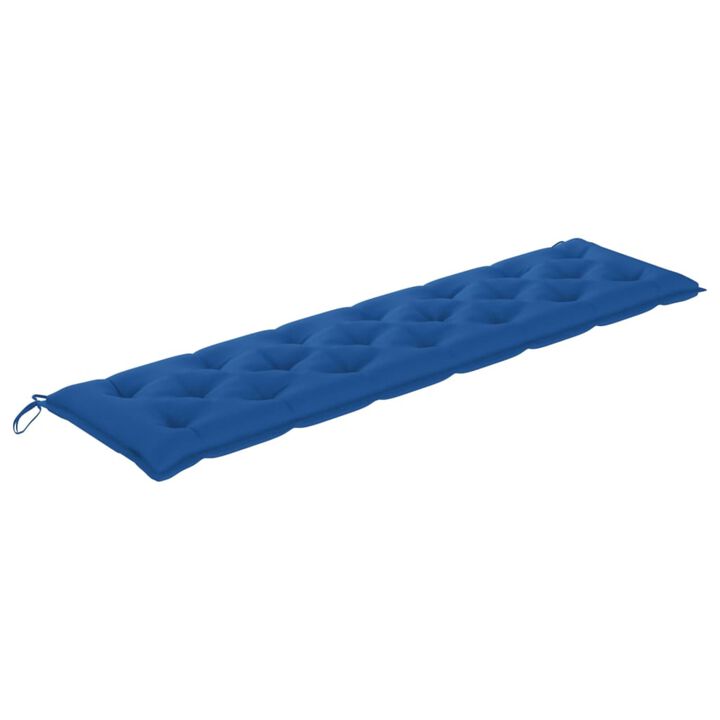 vidaXL Garden Bench Cushion Blue 78.7"x19.7"x 2.8" Fabric