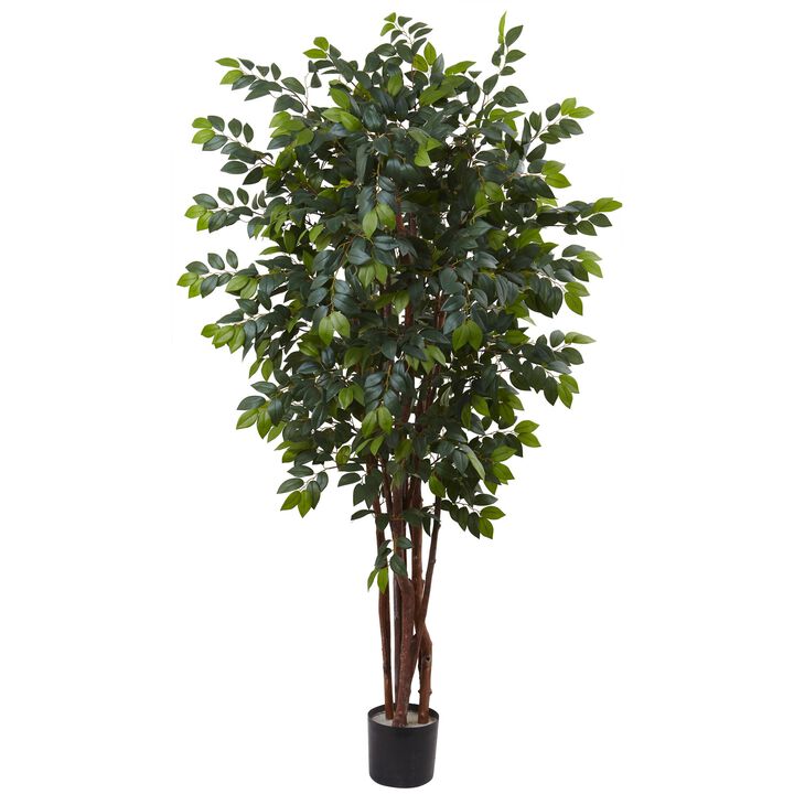 Hivvago 7 Feet Sakaki Silk Tree