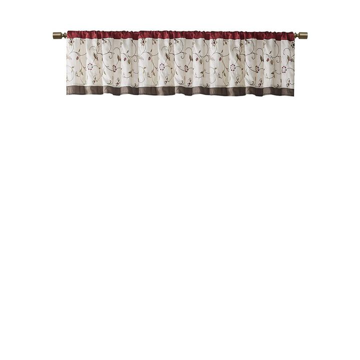 Belen Kox Serene Embroidered Window Valance, Belen Kox