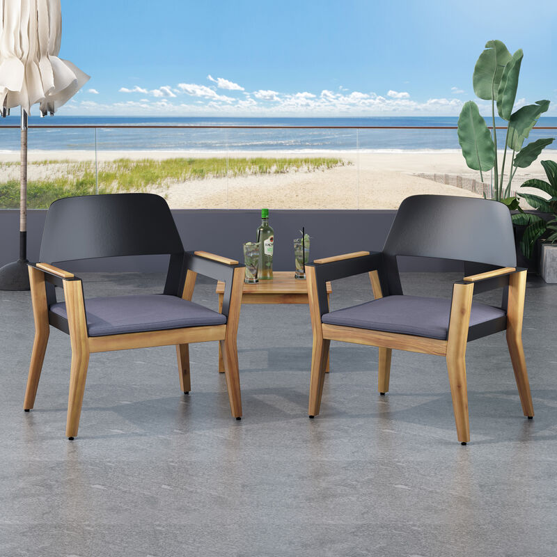Merax Outdoor Club Chair Dining Chair 2 PCS