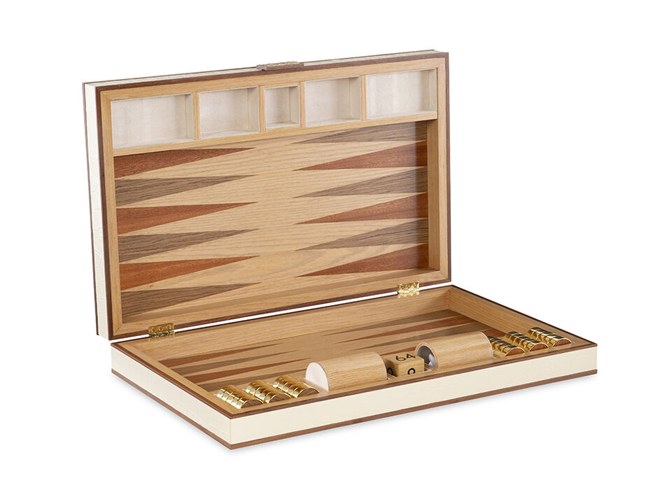Cream Leather Game Board