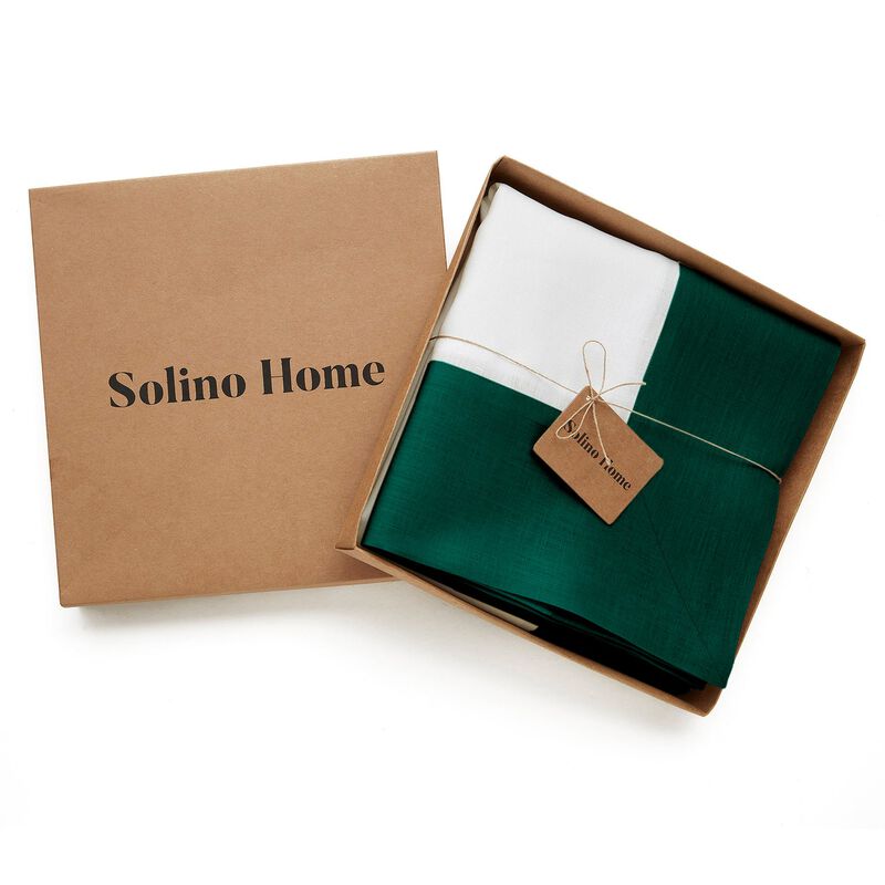 Solino Home 100% Pure Linen Tablecloth | Contempo