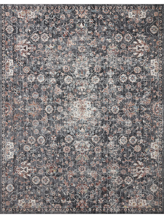 Cassandra CSN03 Charcoal/Rust 7'10" x 10' Rug