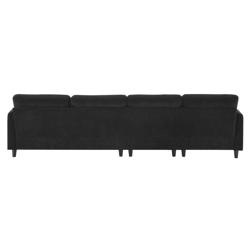 Merax Modern 5 Seats Convertible Sectional Chenille Sofa