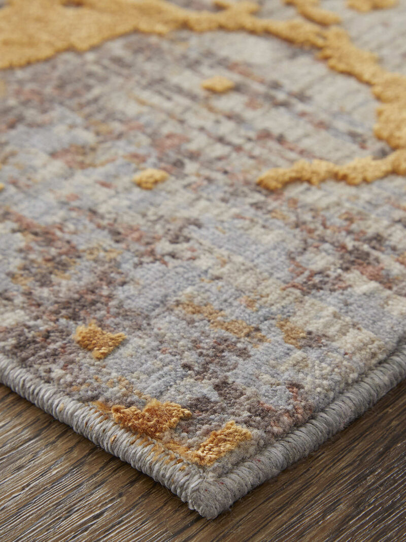 Pryor 39NEF 7'10" x 10' Gold/Brown/Gray Rug