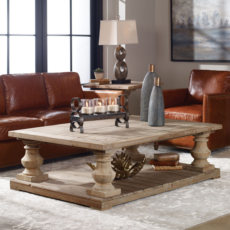 Stratford Rustic Cocktail Table