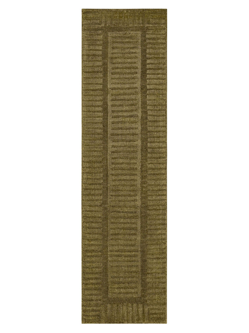 Bobby Berk by Karastan (Series 2) Terra Firma Moss 2' X 8' Rug