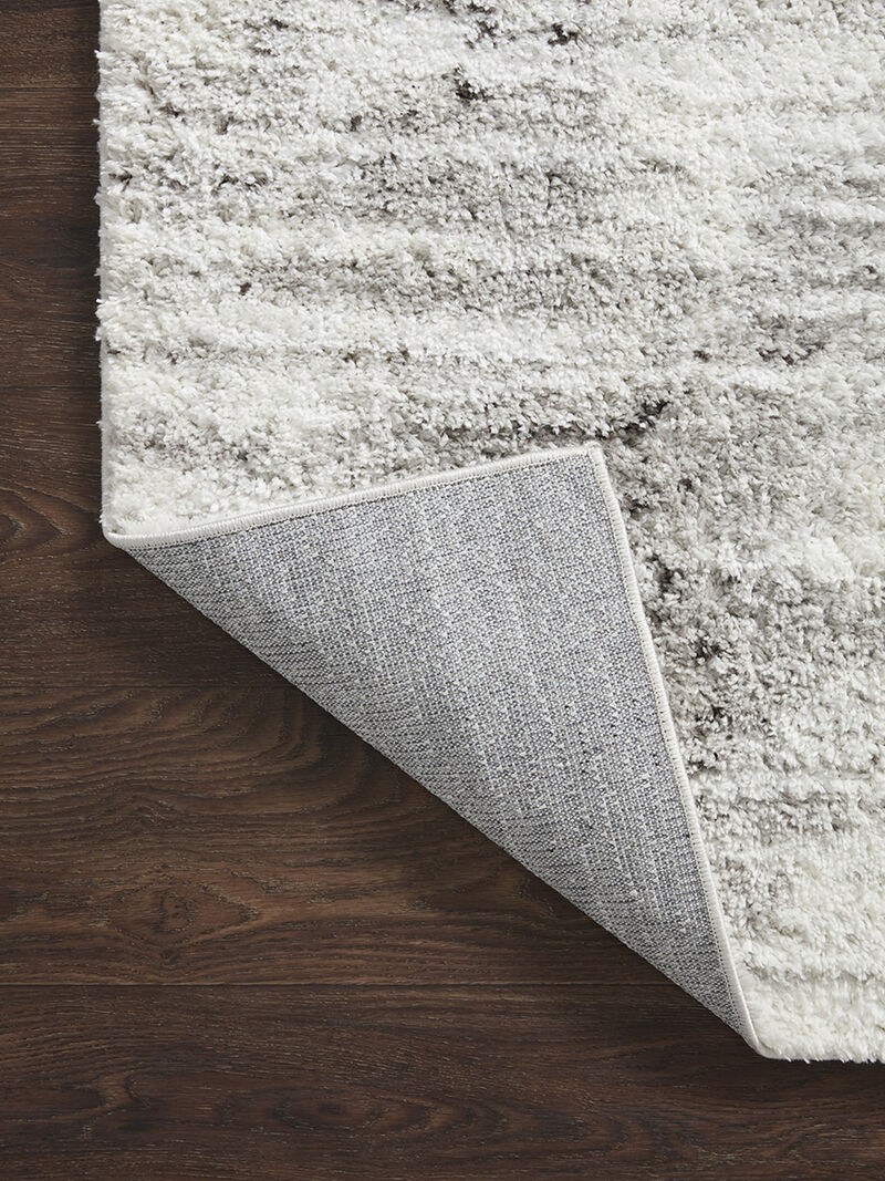 Bliss BLS07 Grey/Cream 3'11" X 6' Rug