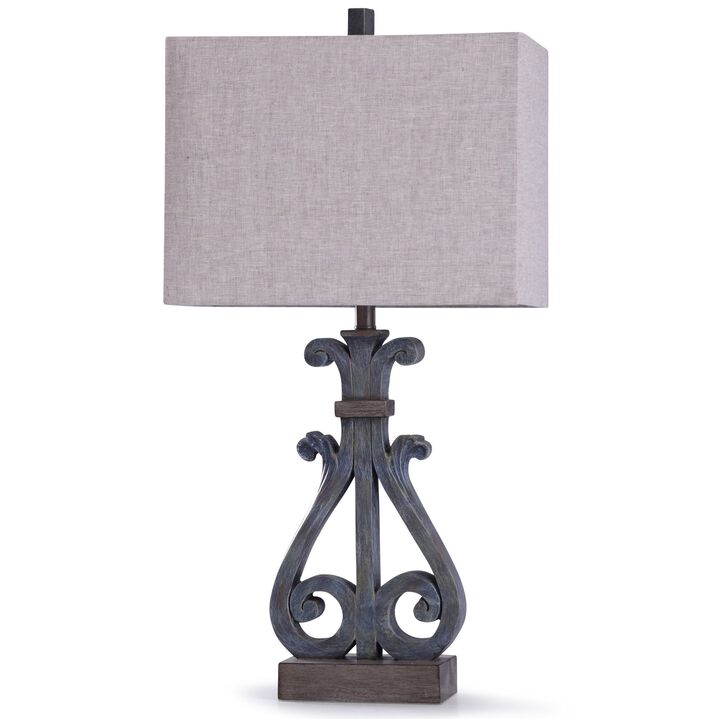 Brampton Blue Table Lamp (Set of 2)