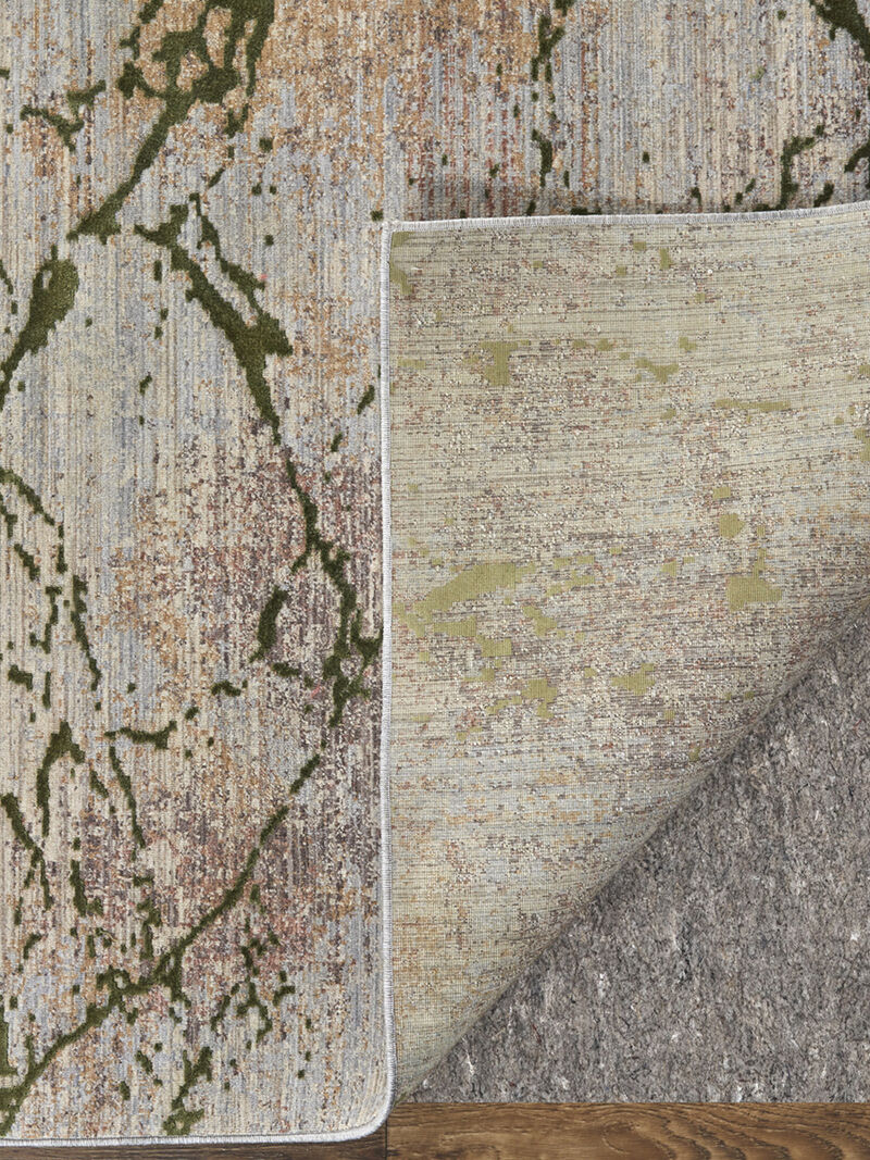 Pryor 39NEF 7'10" x 10' Taupe/Green/Tan Rug