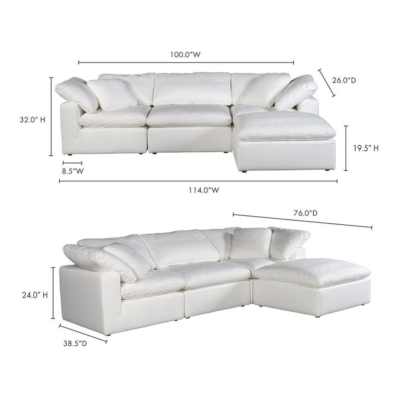 Moe's Home Collection Terra Condo Lounge Modular Sectional