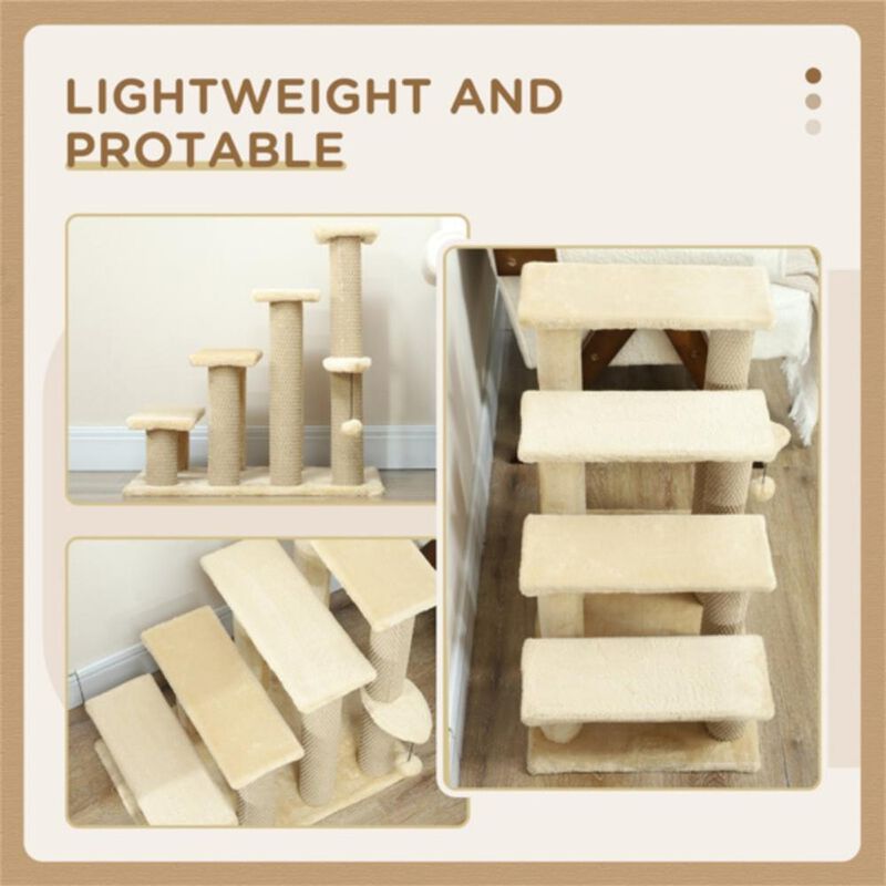 Cat Tree Multi-Level Tower with Scratching Posts, Perches, and Play Areas for Cats