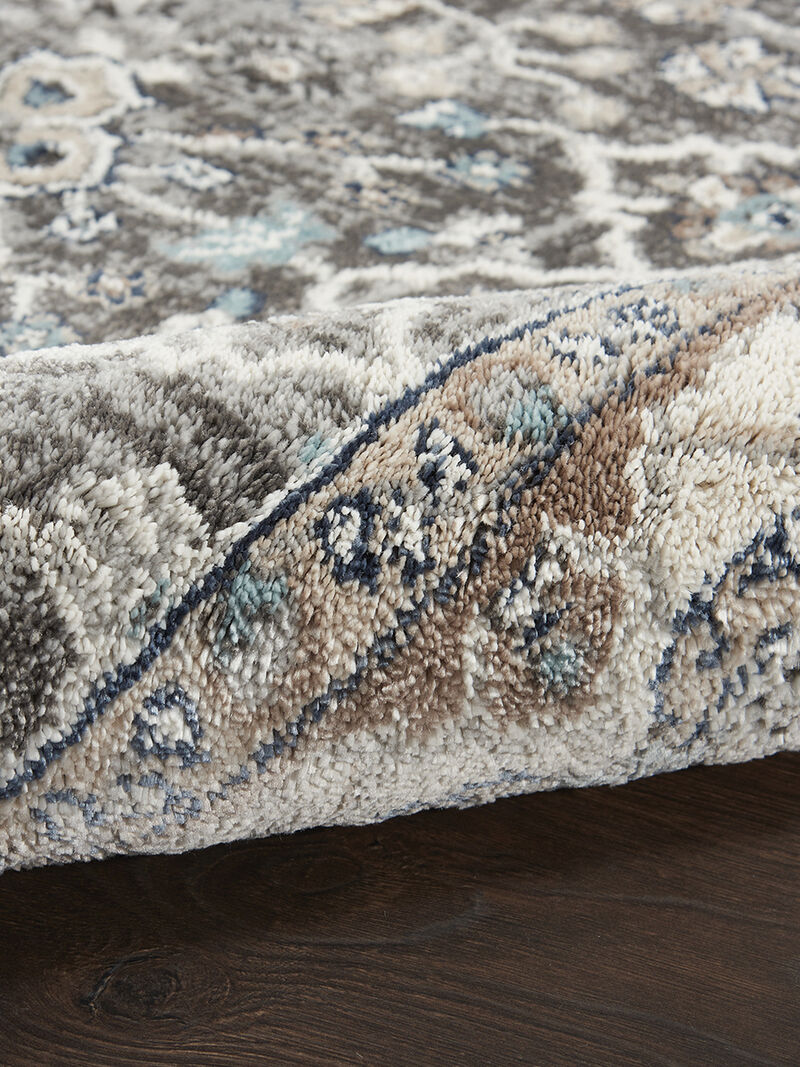 American Manor AMR01 Gray/Ivory 7'10" x 9'10" Rug