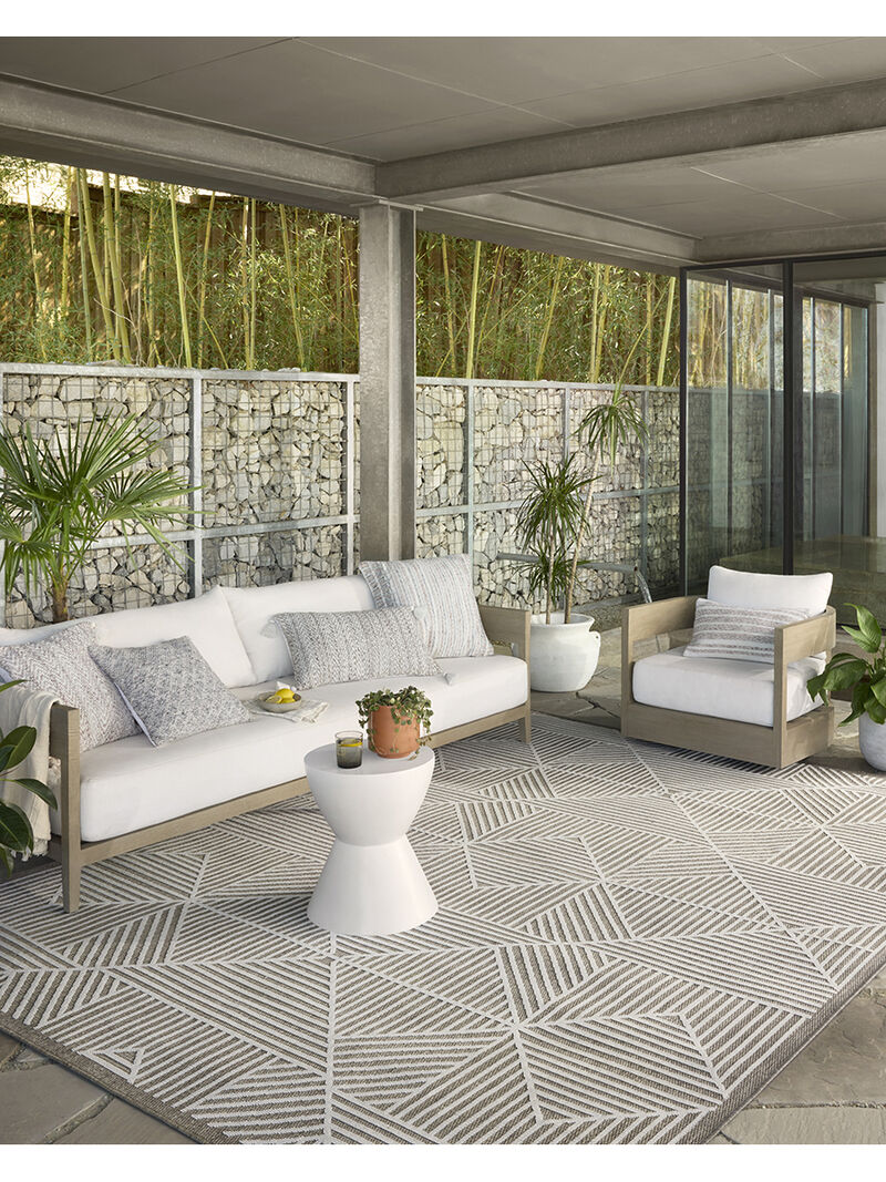 Rainier RAI03 Natural 5'3" x 7'7" Rug