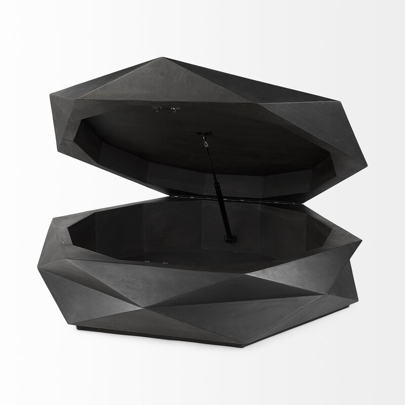 Arreto 48" Black Coffee Table