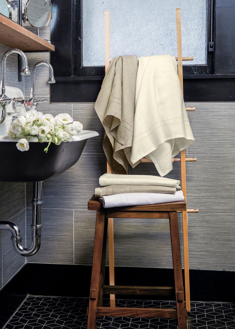 Solino Home 100% Pure Linen Bath Towels for Spring & Easter