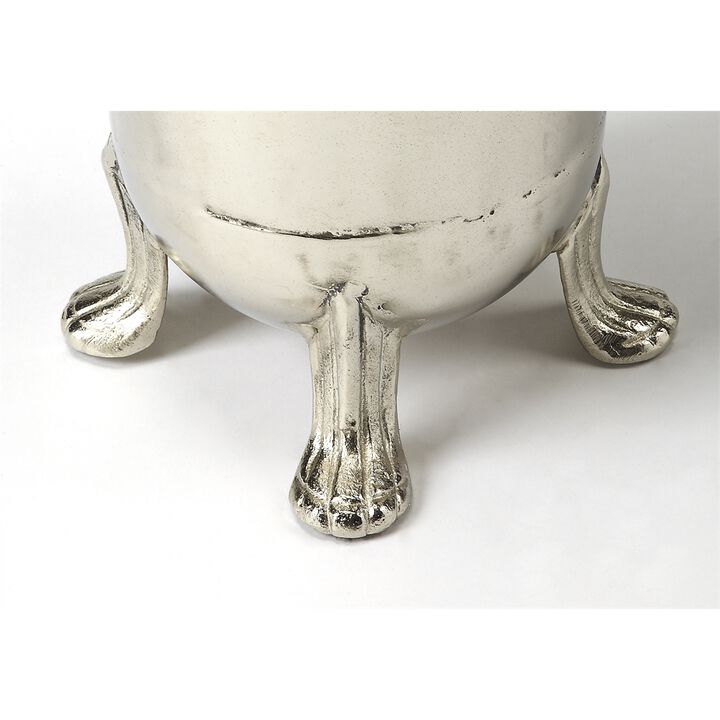 Polished Silver Iron Umbrella Stand, Belen Kox