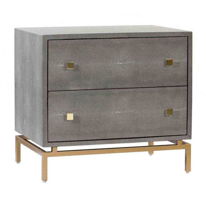 Belen Kox Serene Shagreen Nightstand, Belen Kox