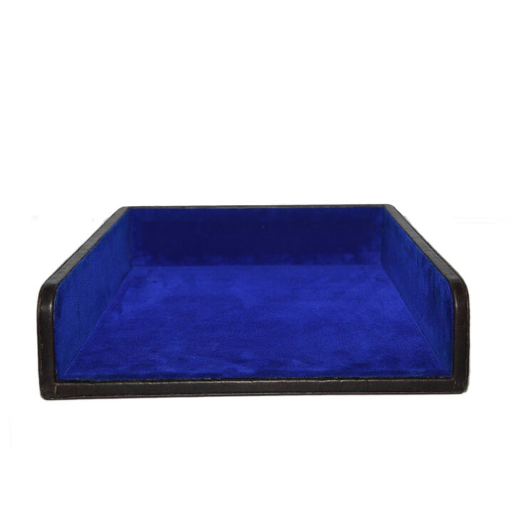 Morfeo Letter Tray- BROWN
