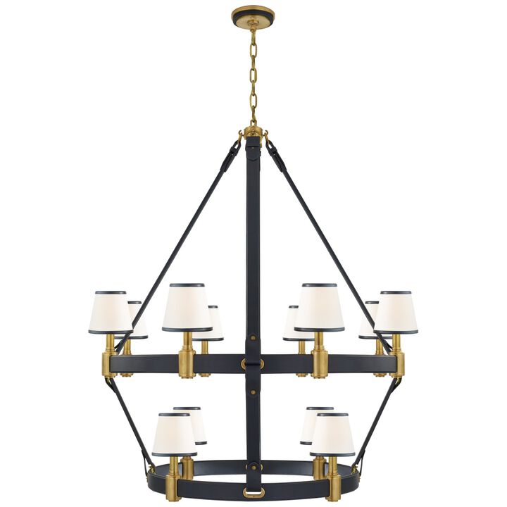 Riley Lrg 2 Tier Chandelier