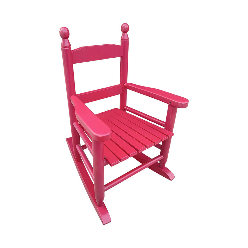 Children's Rocking Red Chair- Indoor Or Outdoor - Suitable For Kids-Durable