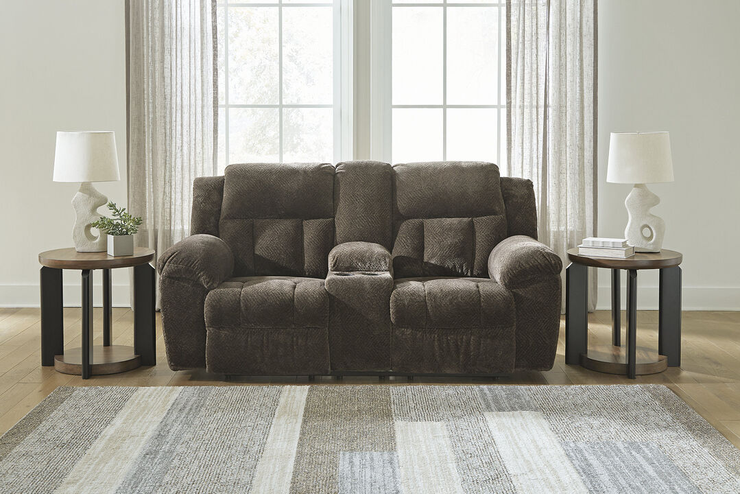 Frohn Reclining Loveseat W/Console