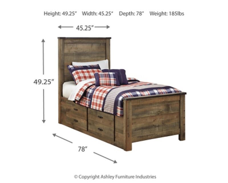 Trinell Twin Panel Bed
