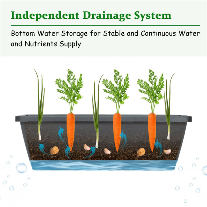 Weather-Resistant Raised Garden Bed for Backyard and Patio