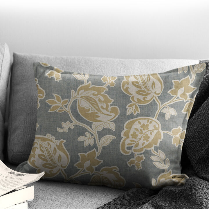 6ix Tailors Fine Linens Golden Bloom Barley Decorative Throw Pillows