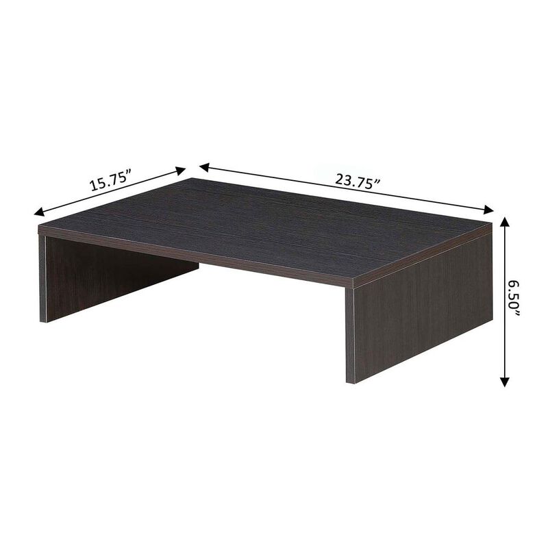 Convience Concept, Inc. Designs2Go Small TV/Monitor Riser for TVs up to 26 Inches Espresso