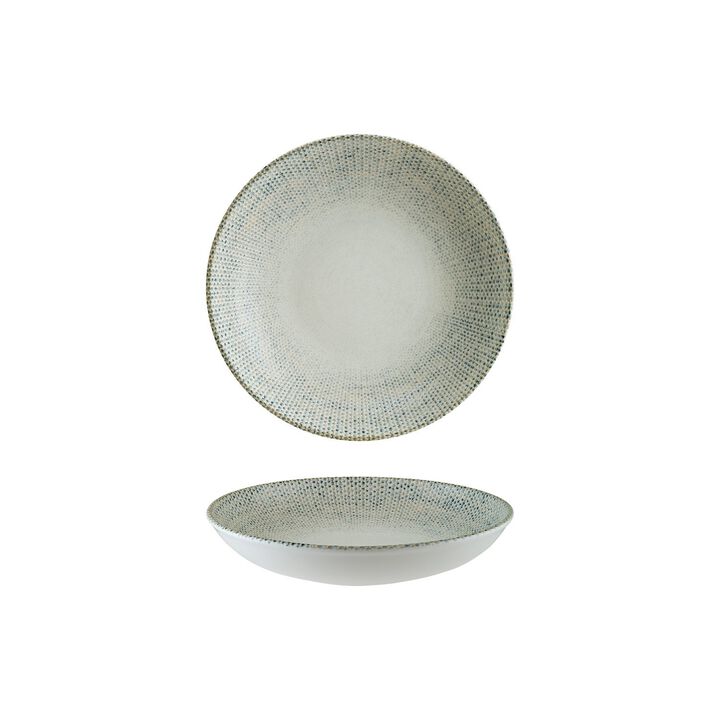 Sway dia.9" h:2" 34 oz. Round Decorated Porcelain Bowl (Set of 4)