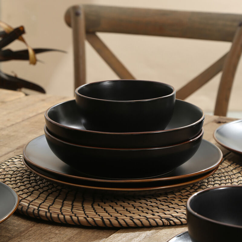 Stone Lain Brasa Stoneware 16 Piece Dinnerware Set