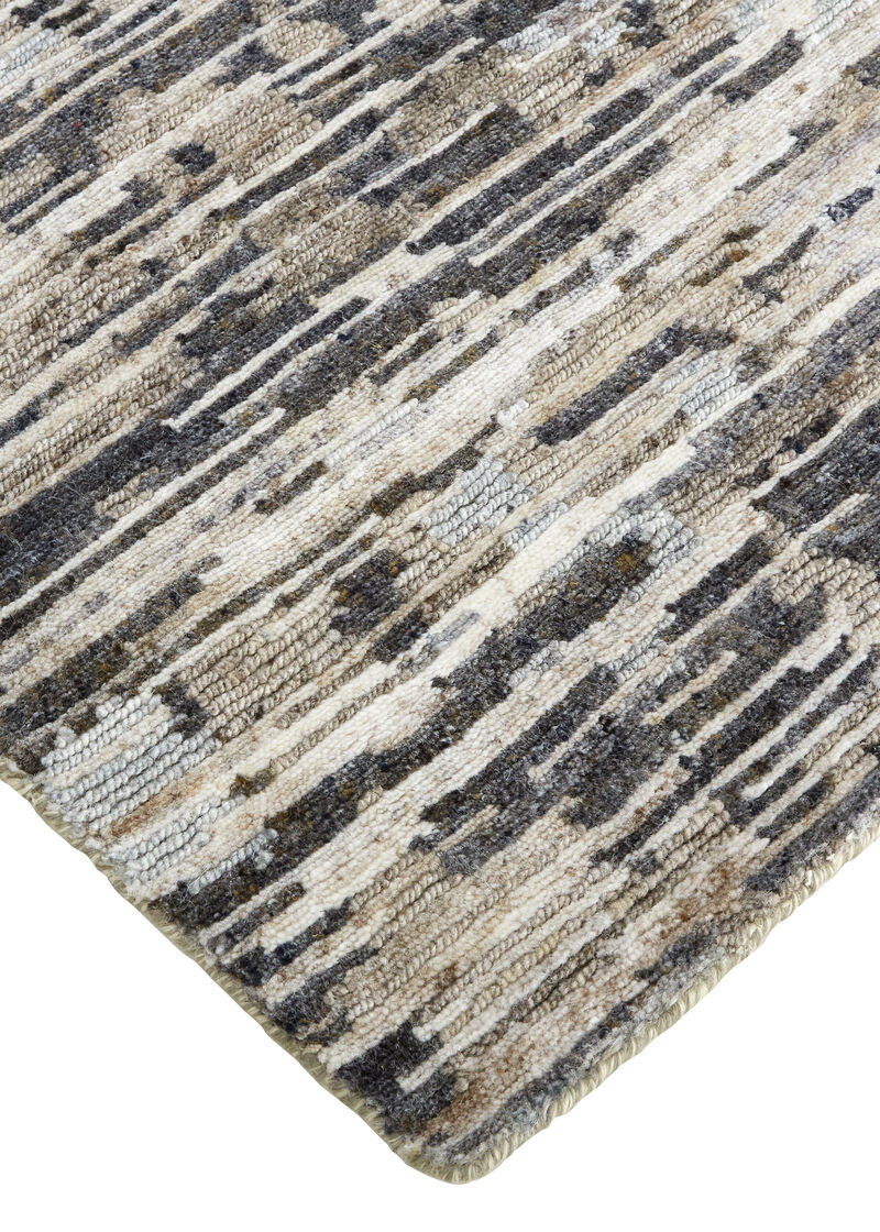 Conroe 6821F Gray/Blue/Silver 3'6" x 5'6" Rug