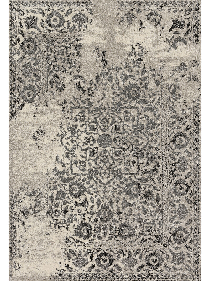 Emory EB01 Charcoal/Ivory 8'11" x 12'5" Rug