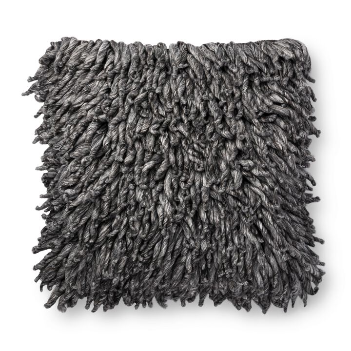 P0802 Charcoal 22"x22" Pillow