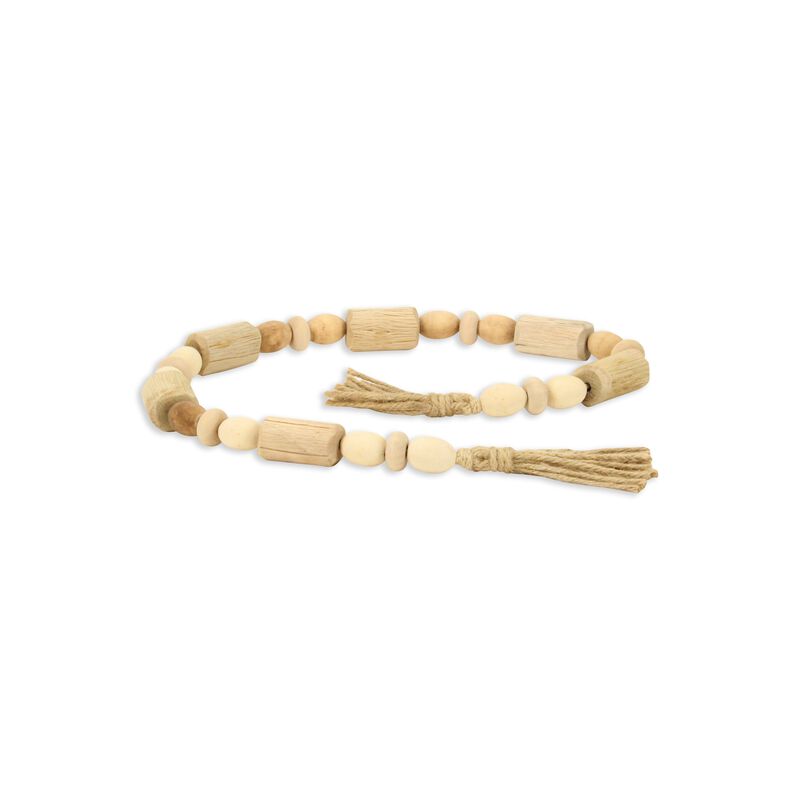 Wistan Hanging 4 Wood Bead Design Garland Decor