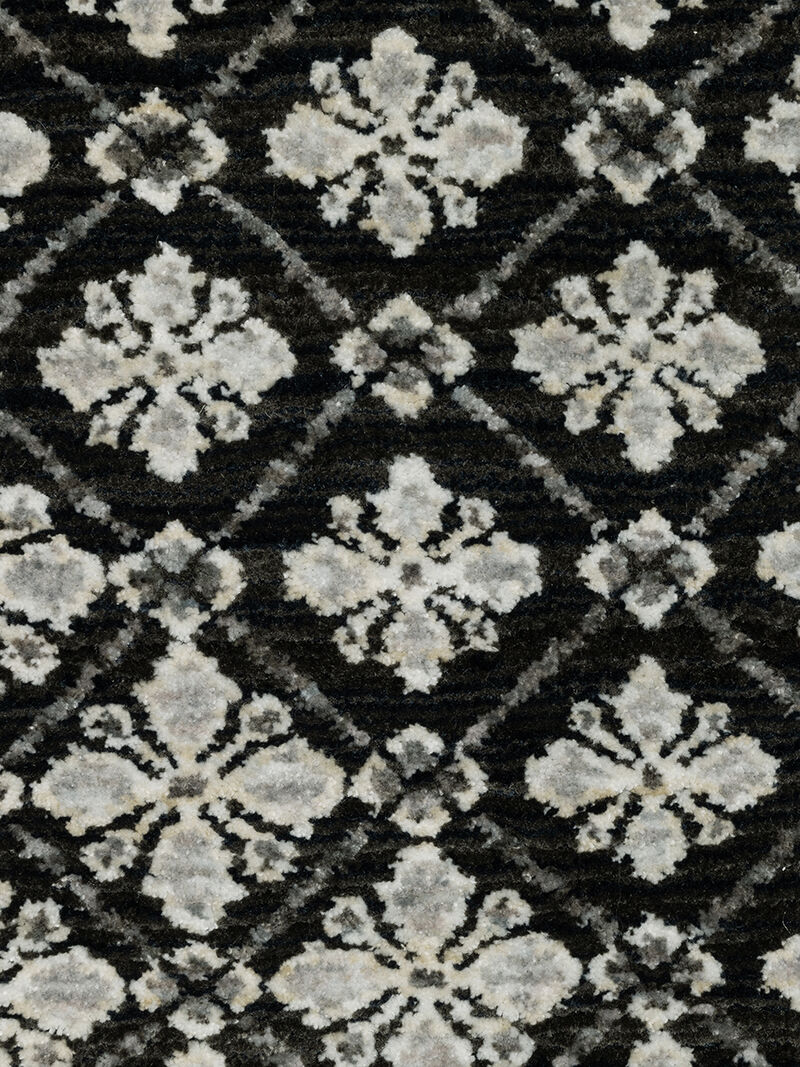 Chamberlain 3'3" x 5' Black Rug