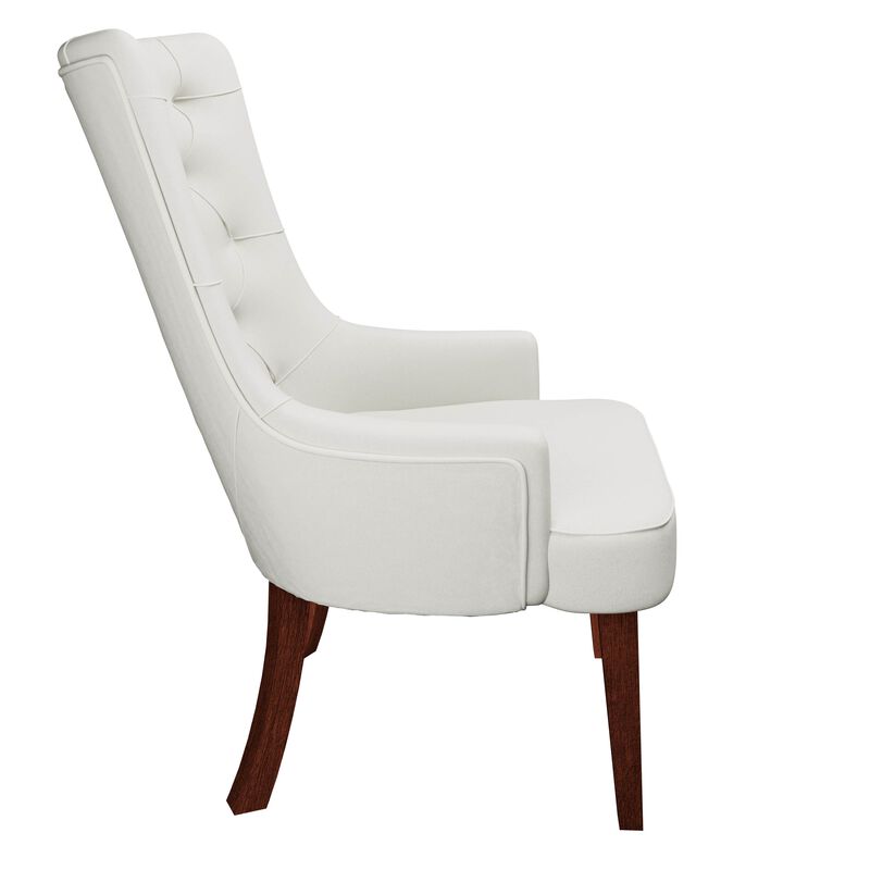 Leisuremod Spruce Collection Modern Wooden Dining Chair in Charcoal Grey