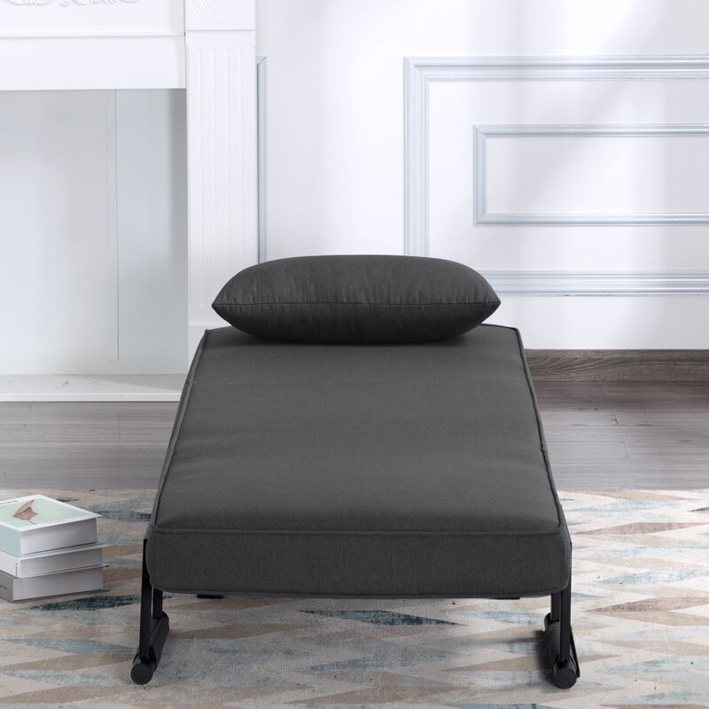 26 in. Polyester Single Size Sofa Bed
